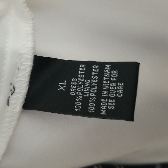 AGB Black & White Tank Dress EUC - Picture 4 of 9